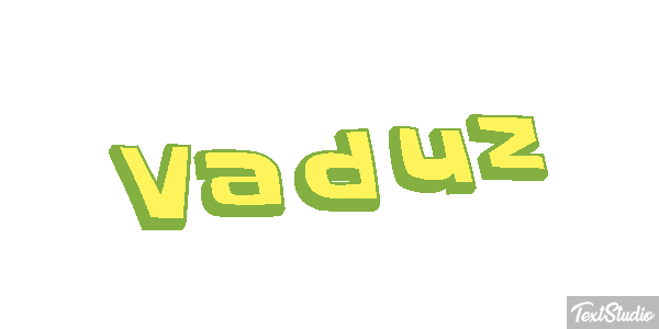 Vaduz Efecto de texto