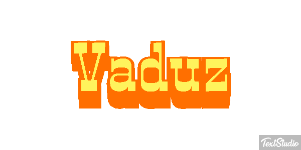 Vaduz Efecto de texto