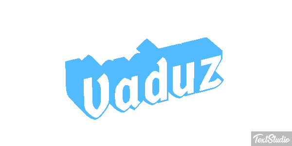 Vaduz Efecto de texto