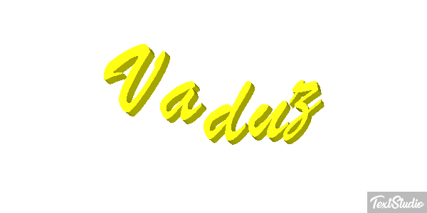 Vaduz Efecto de texto