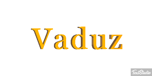Vaduz Efecto de texto