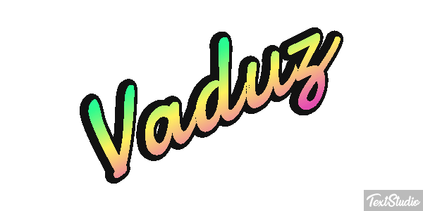 Vaduz Efecto de texto