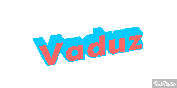 Vaduz Efecto de texto