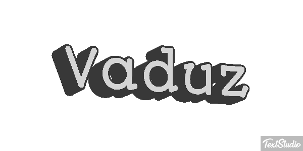 Vaduz Efecto de texto