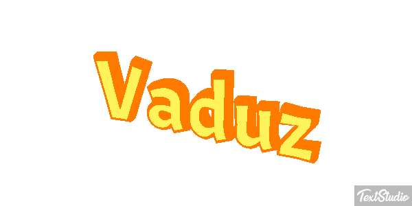 Vaduz Efecto de texto