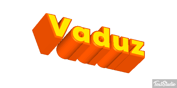 Vaduz Efecto de texto