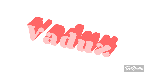 Vaduz Efecto de texto