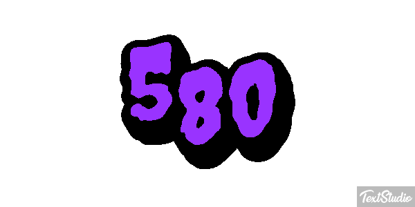 580 Effet de texte