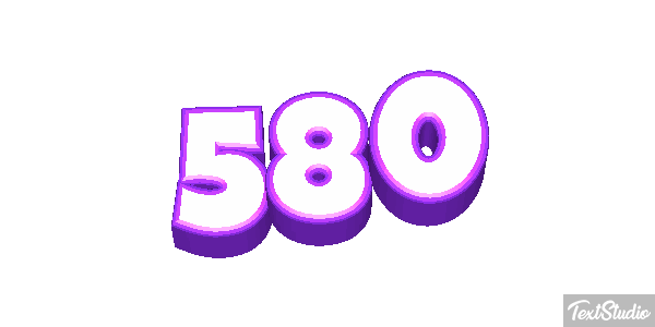 580 Effet de texte