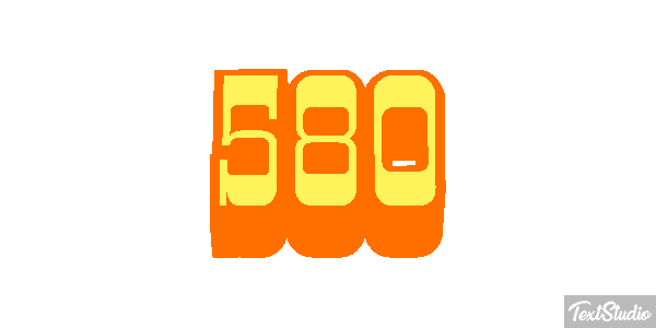580 Effet de texte