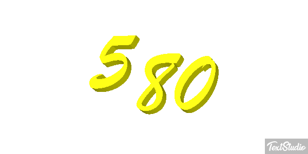 580 Effet de texte
