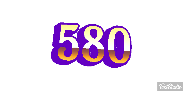 580 Effet de texte