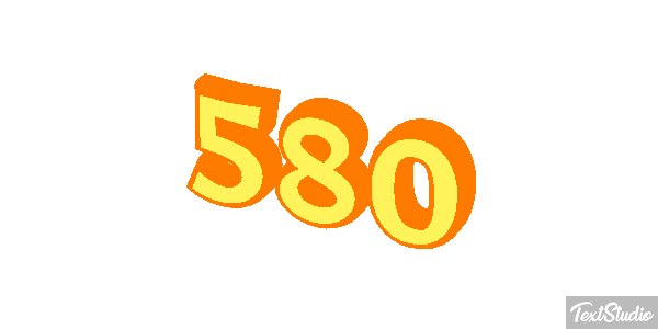 580 Effet de texte
