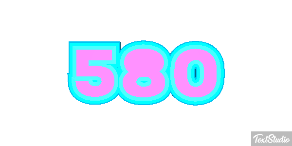 580 Effet de texte