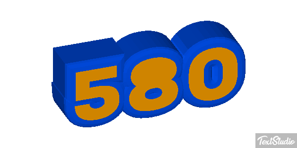 580 Effet de texte