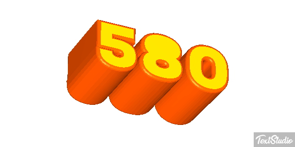 580 Effet de texte