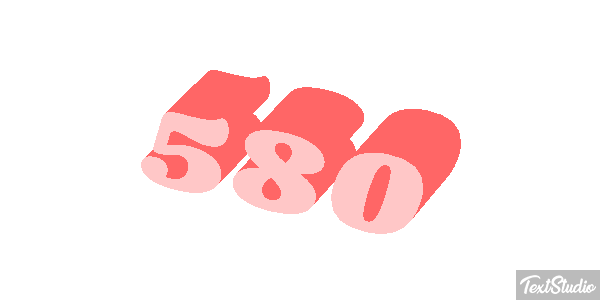580 Effet de texte