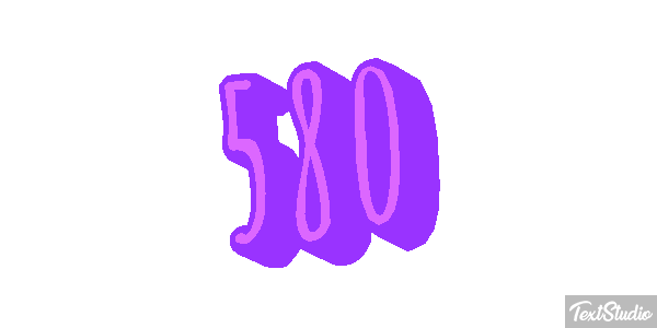 580 Effet de texte