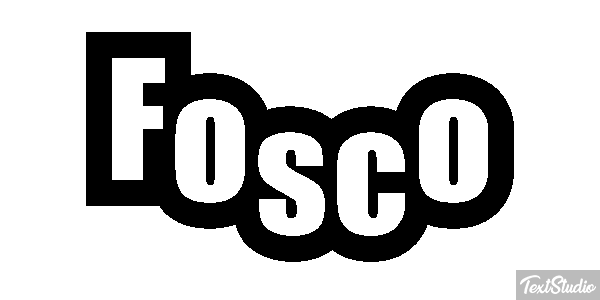 Fosco Effetto testo
