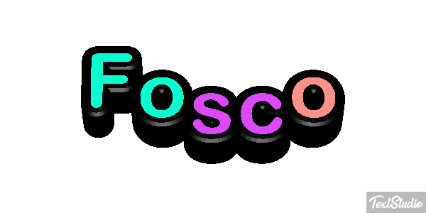 Fosco Effetto testo