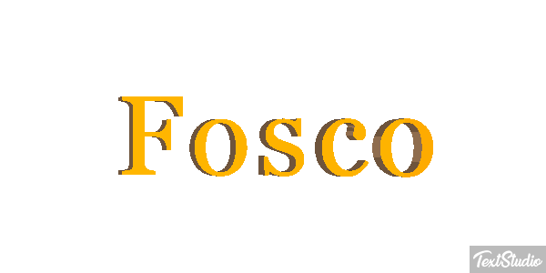 Fosco Effetto testo