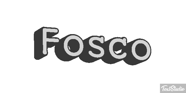 Fosco Effetto testo