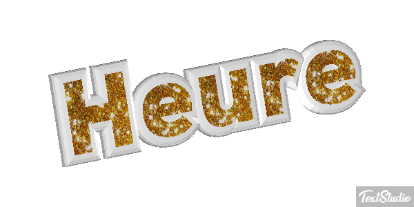 Heure Effet de texte