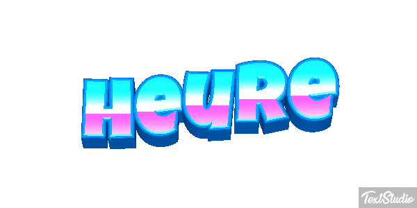 Heure Effet de texte