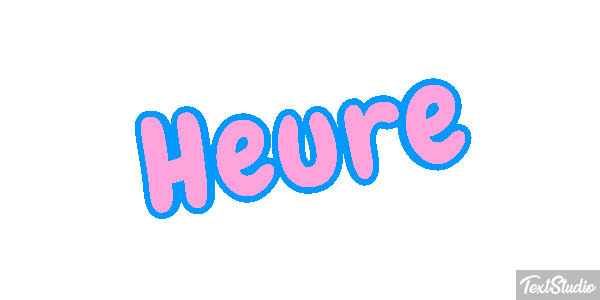 Heure Effet de texte