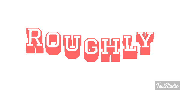 Roughly Efecto de texto