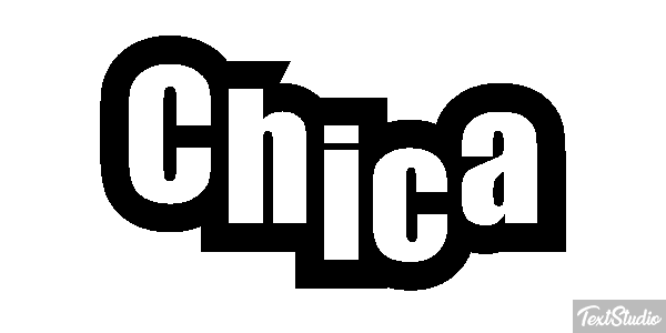 Chica Text effect