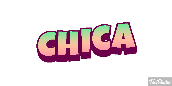 Chica Text effect