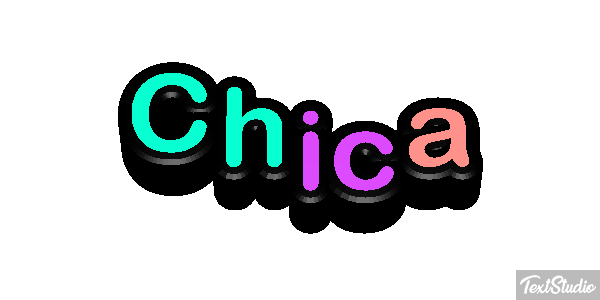 Chica Text effect