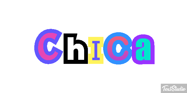 Chica Text effect