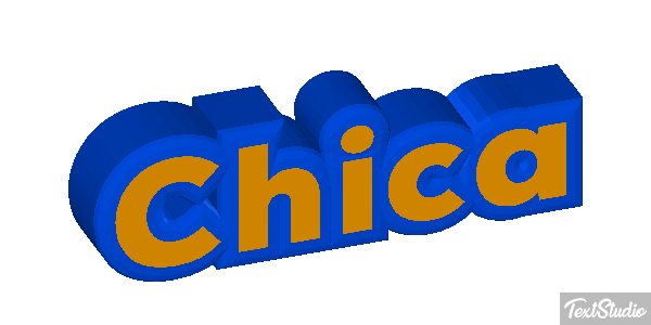 Chica Text effect