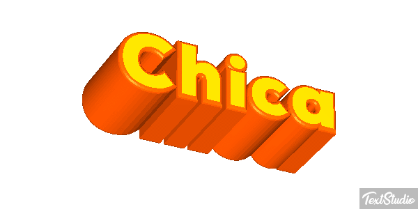 Chica Text effect