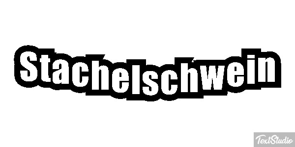 Stachelschwein テキスト効果