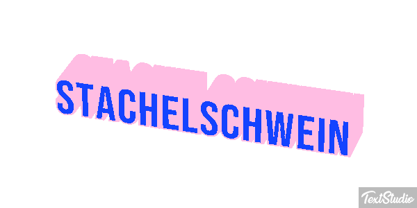 Stachelschwein テキスト効果