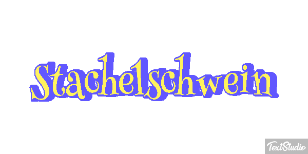 Stachelschwein テキスト効果