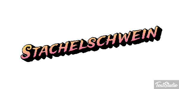Stachelschwein テキスト効果