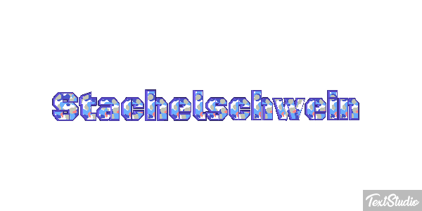 Stachelschwein テキスト効果