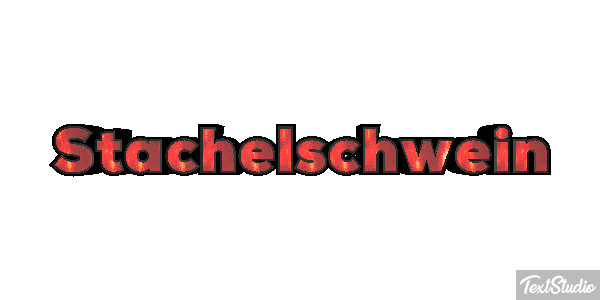 Stachelschwein テキスト効果