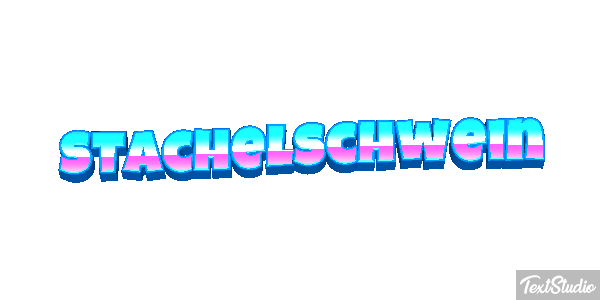 Stachelschwein テキスト効果