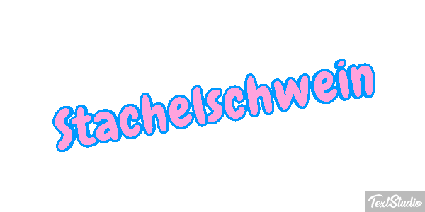 Stachelschwein テキスト効果