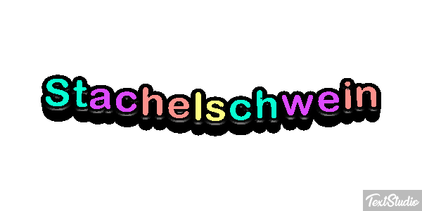 Stachelschwein テキスト効果
