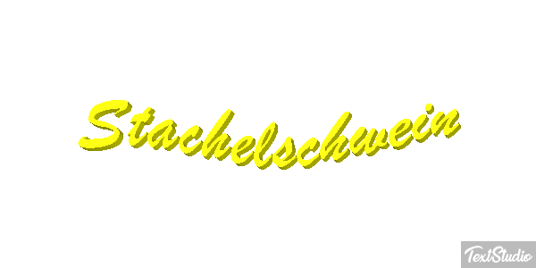 Stachelschwein テキスト効果