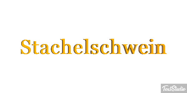 Stachelschwein テキスト効果