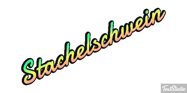 Stachelschwein テキスト効果