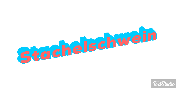 Stachelschwein テキスト効果