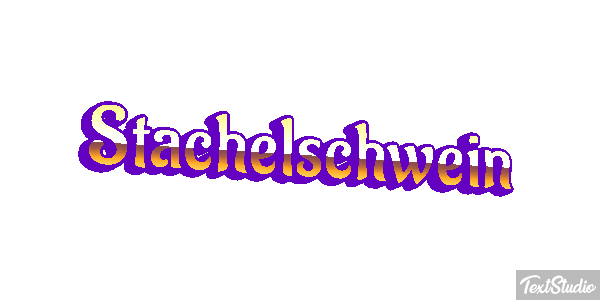 Stachelschwein テキスト効果